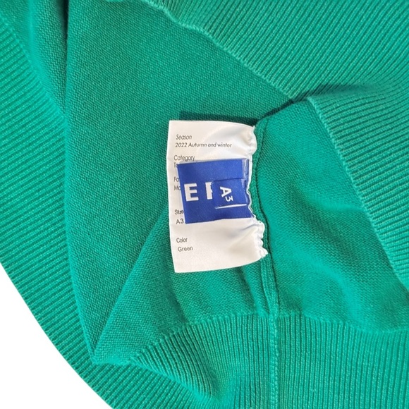 ADER ERROR EUC Twin heart logo knit in Green Size L - Picture 4 of 9